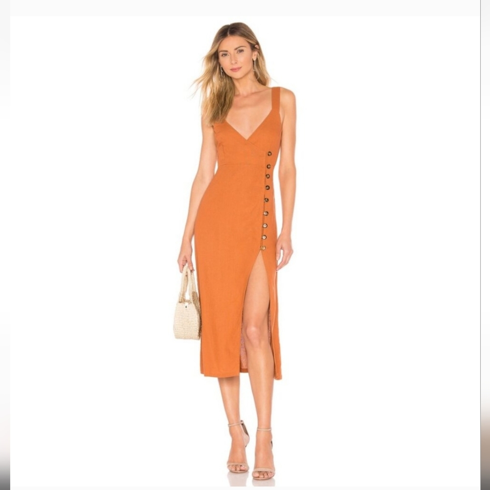 Jen's Pirate Booty Wild At Heart Midi Dress In Sunburn